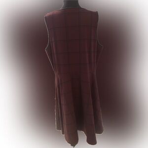 Leota Burgundy Sleeveless Dress